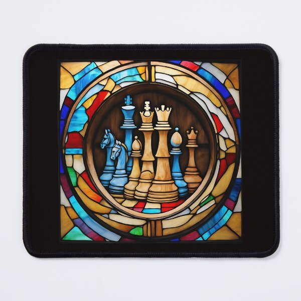 Item preview, Glass Chess 3D - Graffiti Style Pyrography designed and sold by Monika Turemka.