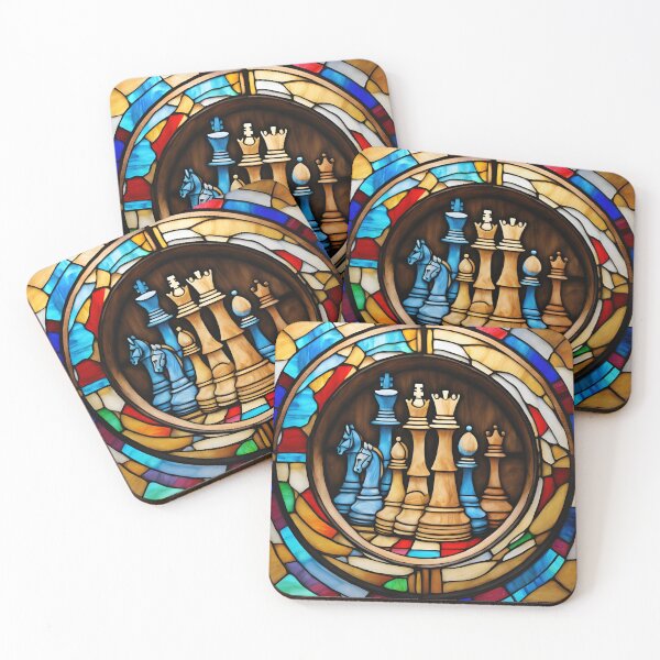 Item preview, Glass Chess 3D - Graffiti Style Pyrography designed and sold by Monika Turemka.