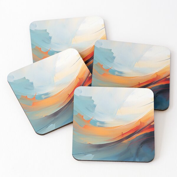 Item preview, Grey and Peach - Abstract Color designed and sold by KootenayDesigns.
