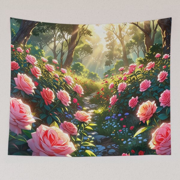 Item preview, A mystical forest with roses. designed and sold by PatDoArt.