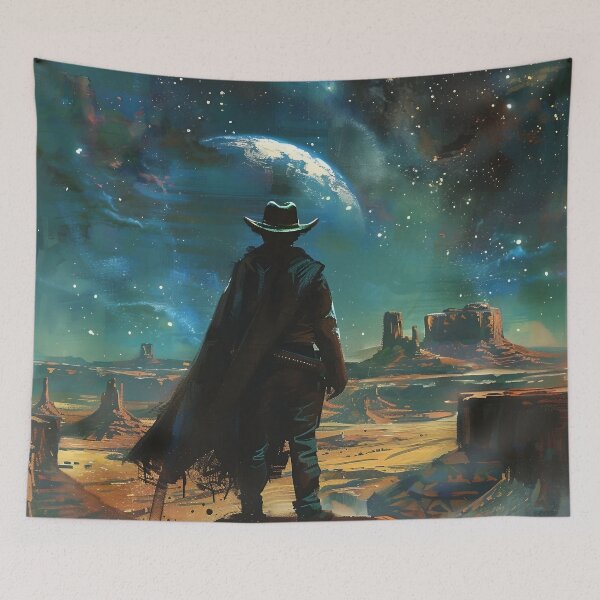 Item preview, Space Cowboy Standing on a Plateau designed and sold by dcrc.