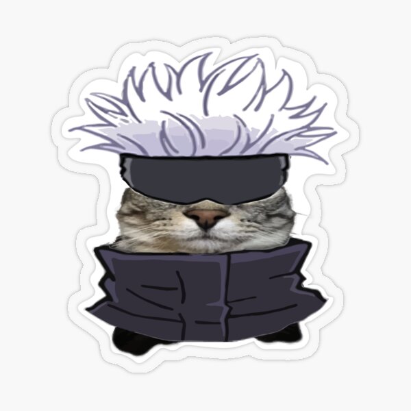 Item preview, Anime Kaisen Character Cats Gojo designed and sold by Dob-Dob.