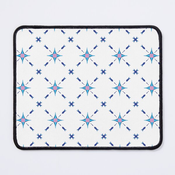 Item preview, Electric blue lilac geometric pattern 48 designed and sold by AneissPiaf.