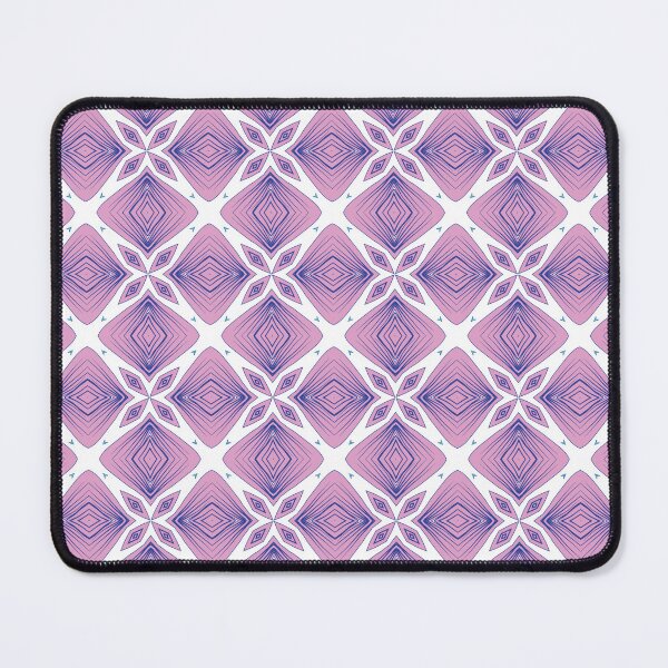 Item preview, Electric blue lilac geometric pattern 49 designed and sold by AneissPiaf.