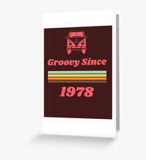 Vintage 1978 40. Geburtstagsgeschenk, 40. Geburtstag Tshirt 1978 Grußkarte