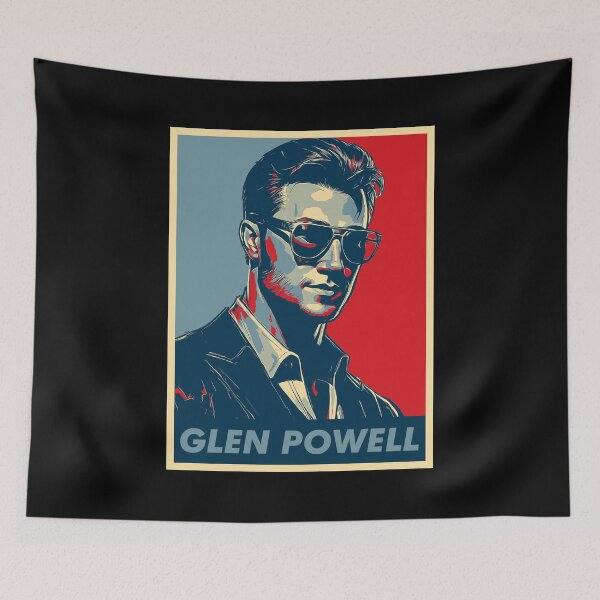 Item preview, Handsome Glen Powell designed and sold by vanzone-studio.