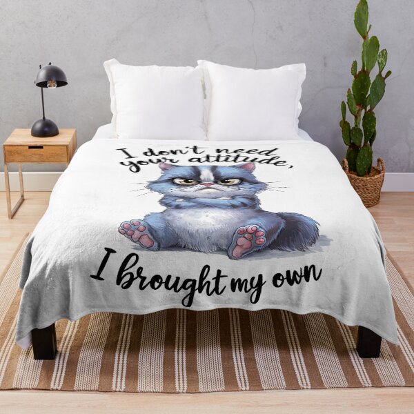 Item preview, I don't need your attitude. I brought my own. designed and sold by Angry Swan Designs.