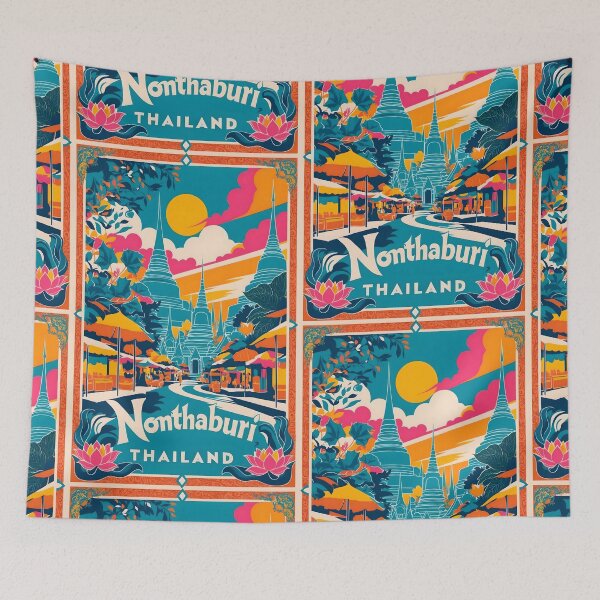 Item preview, Nonthaburi Thailand Vintage Travel Tourism  designed and sold by TravelersGems.
