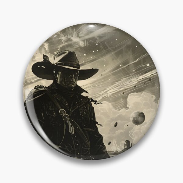 Item preview, Space Cowboy in front of Strange Planet designed and sold by dcrc.