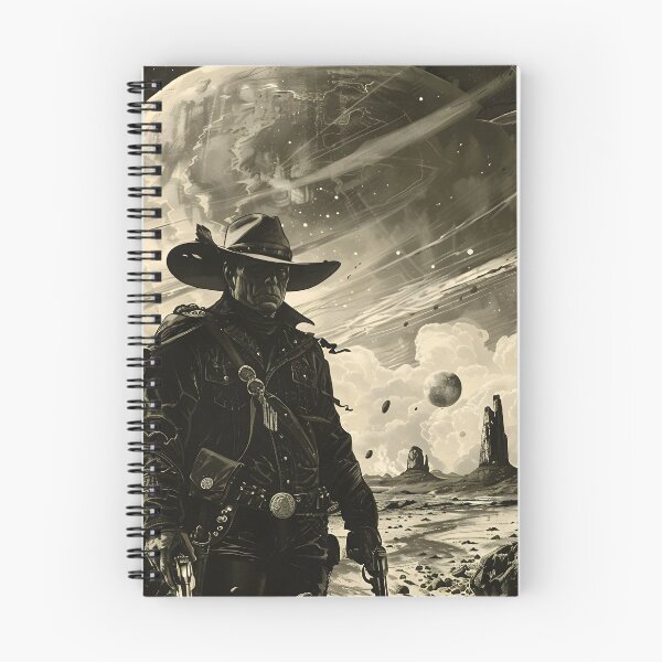 Item preview, Space Cowboy in front of Strange Planet designed and sold by dcrc.