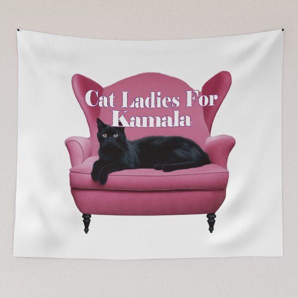 Item preview, Cat Ladies For Kamala. designed and sold by EunsooLee.