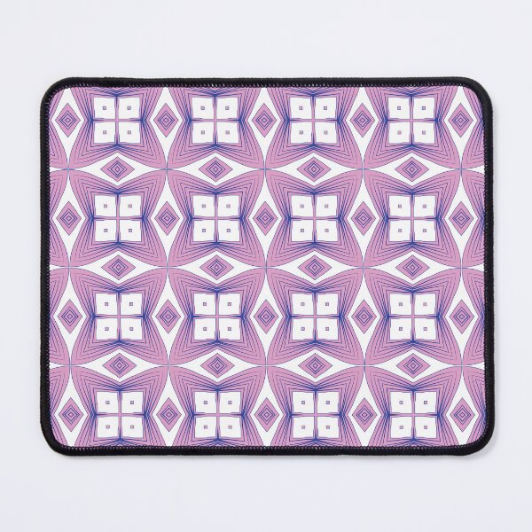 Item preview, Electric blue lilac geometric pattern 52 designed and sold by AneissPiaf.