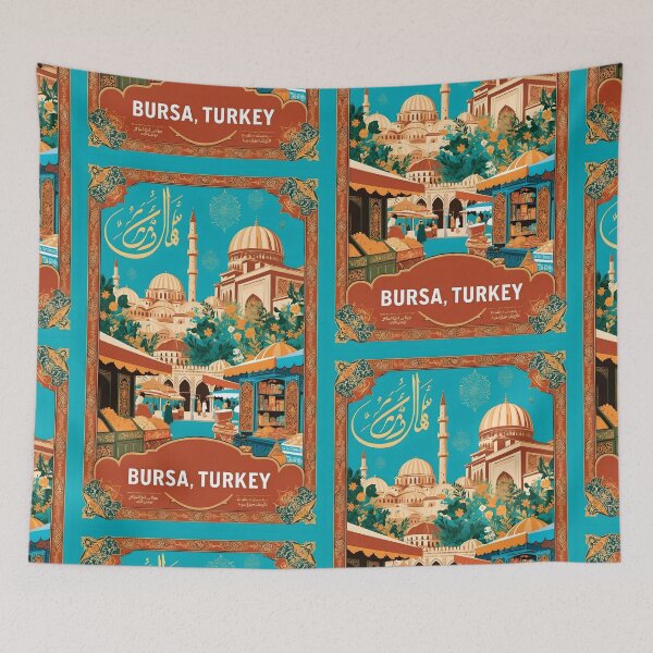 Item preview, Bursa Turkey Vintage Travel Tourism  designed and sold by TravelersGems.