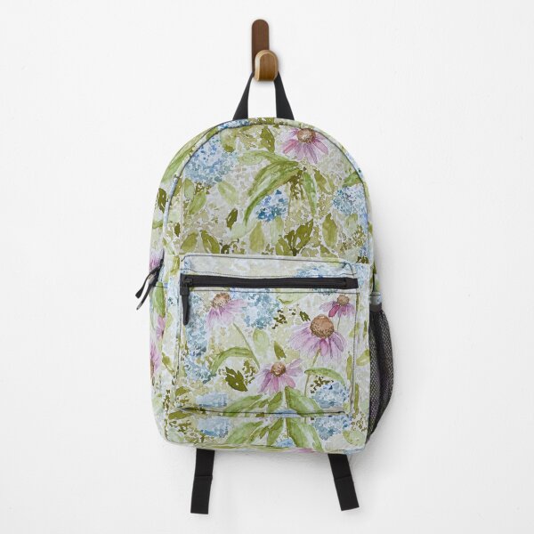 Item preview, Watercolor Floral Hydrangea Coneflowers designed and sold by Dusty-Penny.