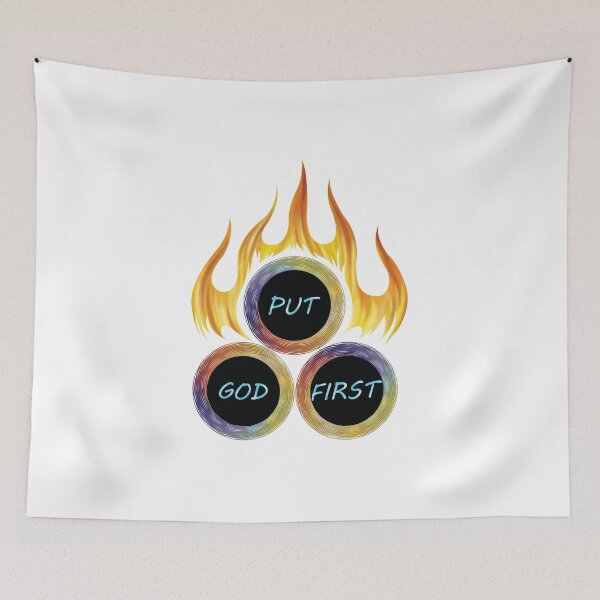 Item preview, "Sacred Priority: God First" designed and sold by RhonDesign.