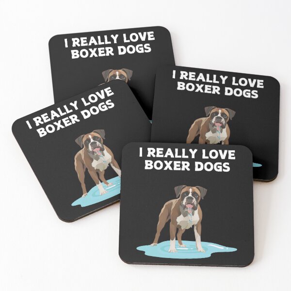 Item preview, Drooling boxer dog designed and sold by JAGA-ALIME.