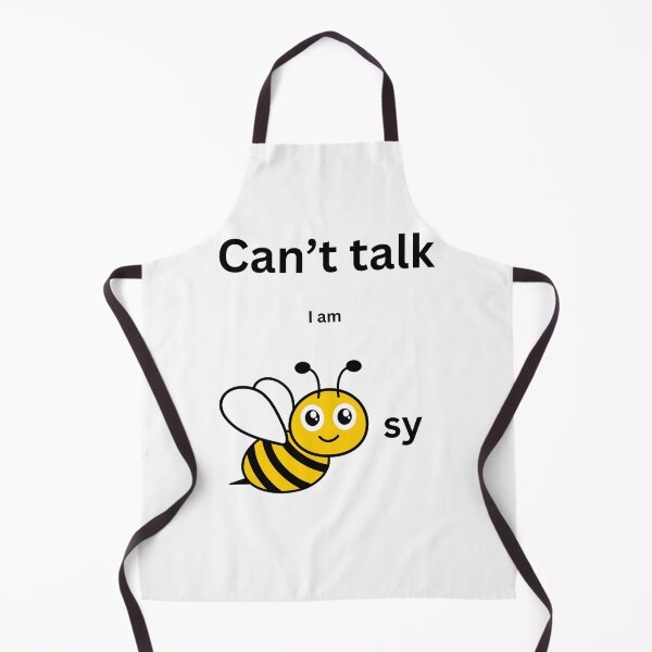 Item preview, Can't talk I am beesy/busy Text Minimalist designed and sold by SEVENPRINTS.