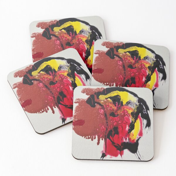 Item preview, Abstract - a girl, a dog, bull and more designed and sold by Lanie B Meyer.