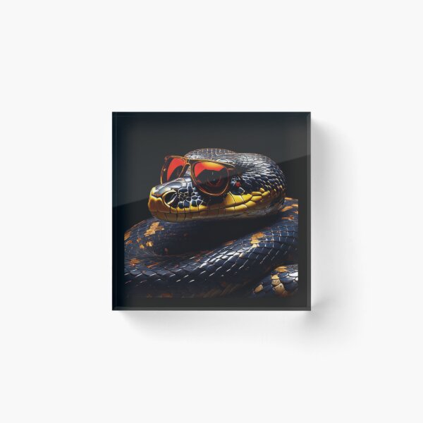 Item preview, Snake in Sunglasses designed and sold by Planetporridge.
