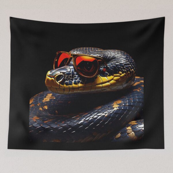 Item preview, Snake in Sunglasses designed and sold by Planetporridge.