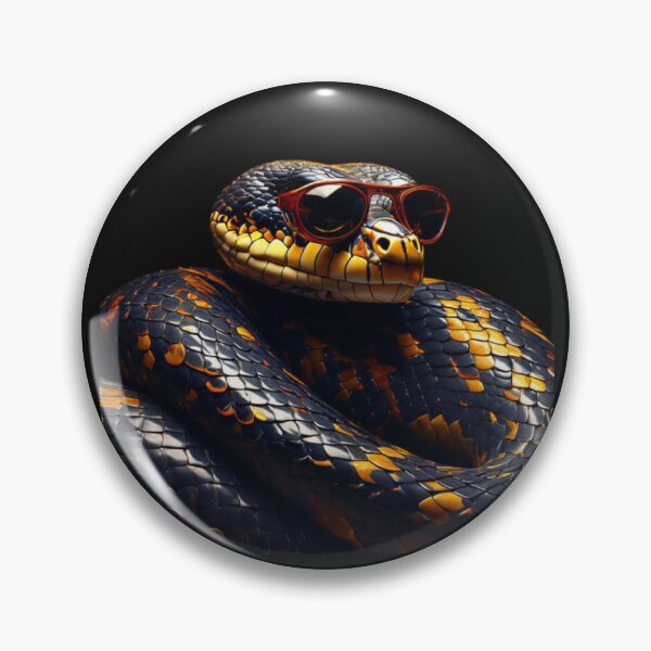 Item preview, Snake in Sunglasses Art designed and sold by Planetporridge.