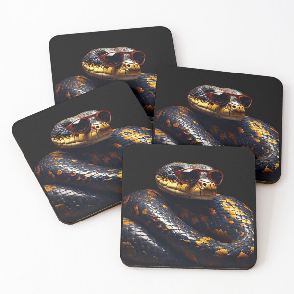 Item preview, Snake in Sunglasses Art designed and sold by Planetporridge.
