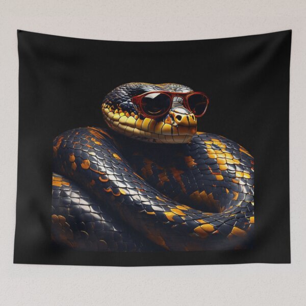 Item preview, Snake in Sunglasses Art designed and sold by Planetporridge.