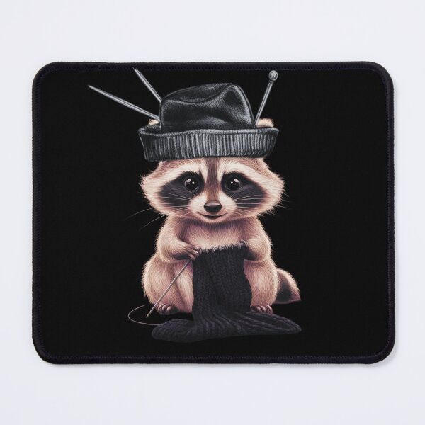 Item preview, Raccoon knitting designed and sold by JAGA-ALIME.
