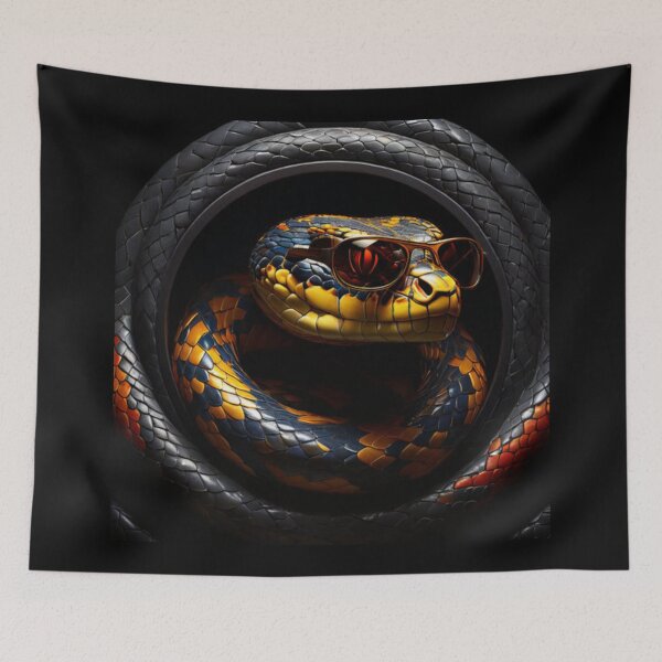 Item preview, Cool Snake in Sunglasses designed and sold by Planetporridge.