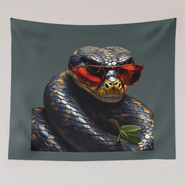 Item preview, Snake Wearing Sunglasses designed and sold by Planetporridge.