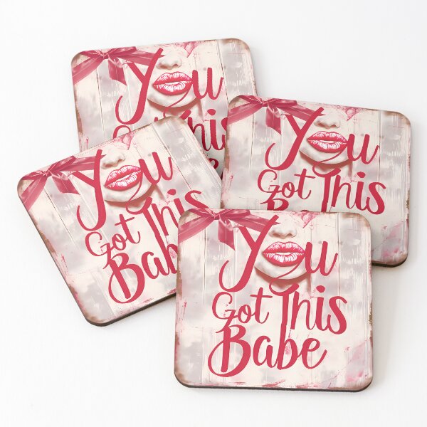Item preview, "Vintage Collage Art: You Got This, Babe" designed and sold by Art-Vortex-fr.