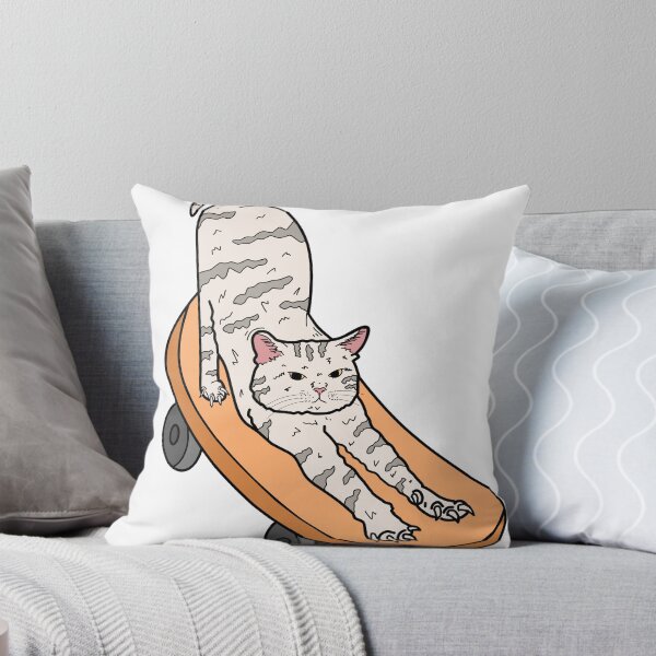Item preview, cat on skateboard  designed and sold by Brexmore3.