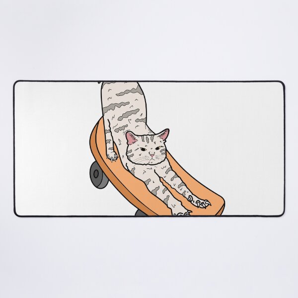 Item preview, cat on skateboard designed and sold by Brexmore3.