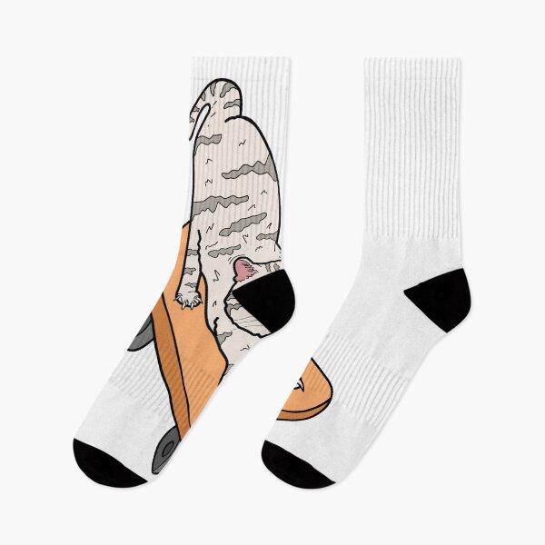 Item preview, cat on skateboard  designed and sold by Brexmore3.