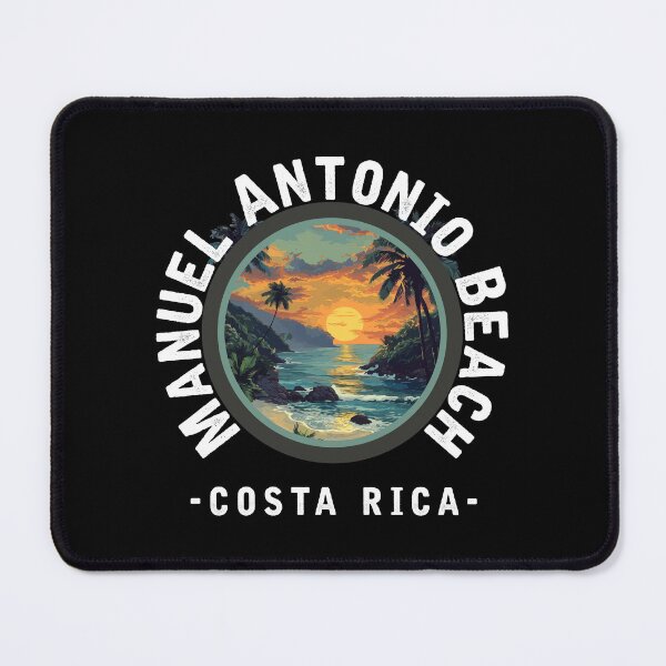 Artikelvorschau, Manuel Antonio Beach – Costa Rica (mit weißer Schrift) entworfen und verkauft von VelvetRoom.