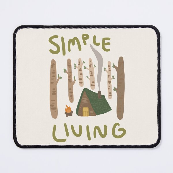 Item preview, Simple Living Sticker designed and sold by Ashley Moen.