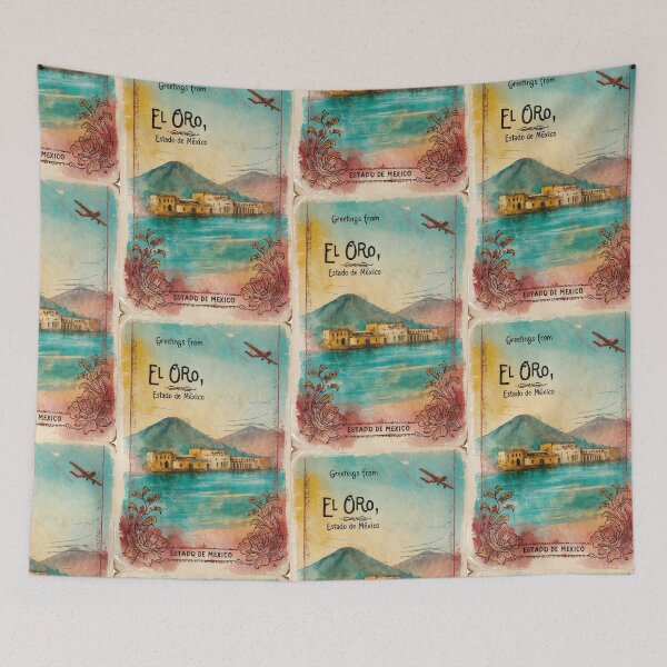 Item preview, El Oro Estado de Mexico Mexico Magic Town Postcard Vintage Travel designed and sold by TravelPostcardGems.