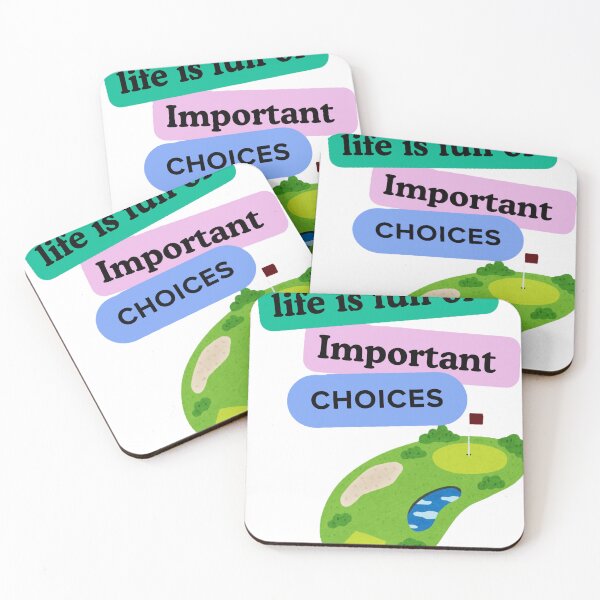 Item preview, Life Is Full Of Important Choices Golf Player designed and sold by ArhaanFashions.