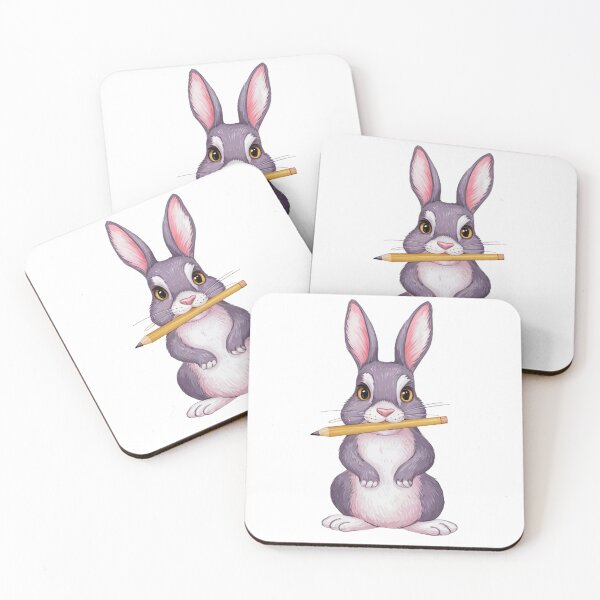 Item preview, Rabbit with pencil journaling edition  designed and sold by Shorazu.