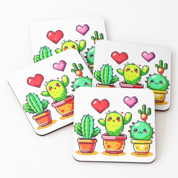 Item preview, 8-bit pixel Cactus cute cartoon style designed and sold by 1081900shop.