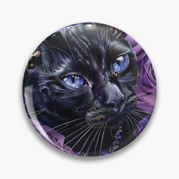 Item preview,   Elegant Painting Of  A  Korat  Cat designed and sold by Nocturne  Paws.