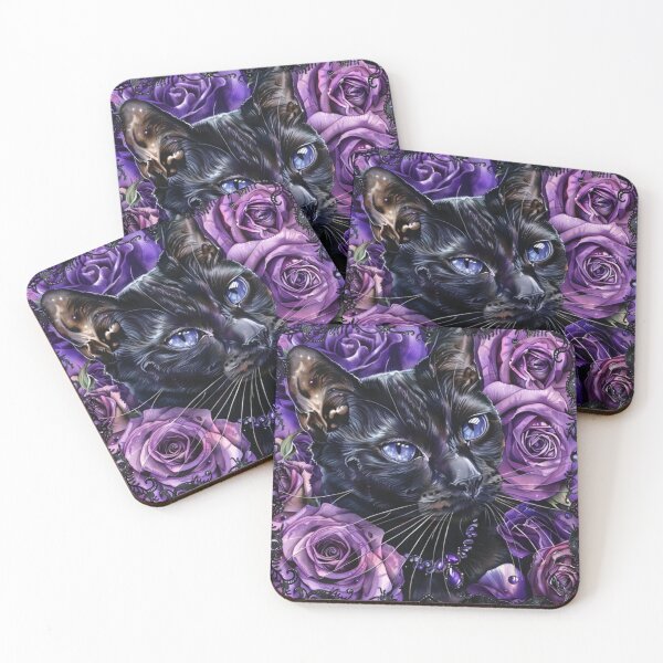 Item preview,   Elegant Painting Of  A  Korat  Cat designed and sold by Nocturne  Paws.