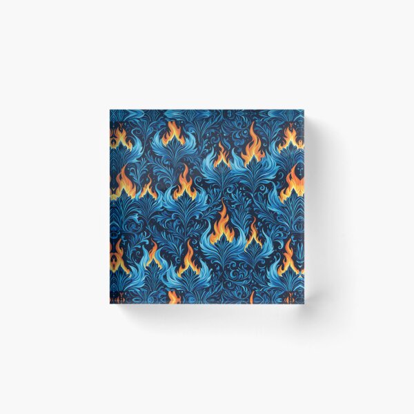 Item preview, Blue Fire and Feathers designed and sold by Planetporridge.