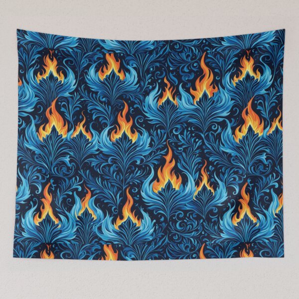 Item preview, Blue Fire and Feathers designed and sold by Planetporridge.