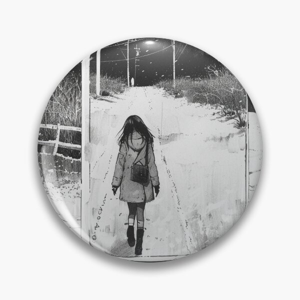 Item preview, peaceful way home – melancholic manga anime girl designed and sold by ForsakenFrames.