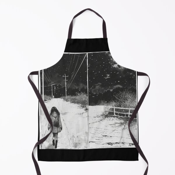 Item preview, peaceful way home – melancholic manga anime girl designed and sold by ForsakenFrames.