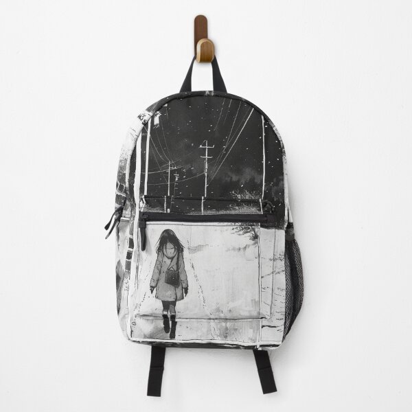 Item preview, peaceful way home – melancholic manga anime girl designed and sold by ForsakenFrames.