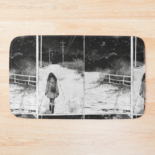 Item preview, peaceful way home – melancholic manga anime girl designed and sold by ForsakenFrames.