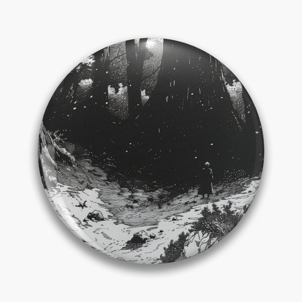 Item preview, retreat - black and white horror manga anime designed and sold by ForsakenFrames.