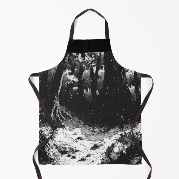 Item preview, retreat - black and white horror manga anime designed and sold by ForsakenFrames.